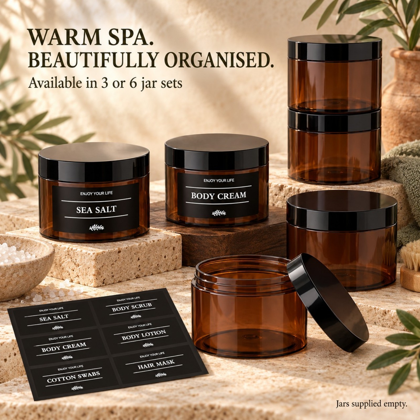 ชุดโหลเก็บของในห้องน้ำ 3 ชิ้น  - Hair Care บทวิจารณ์และราคา