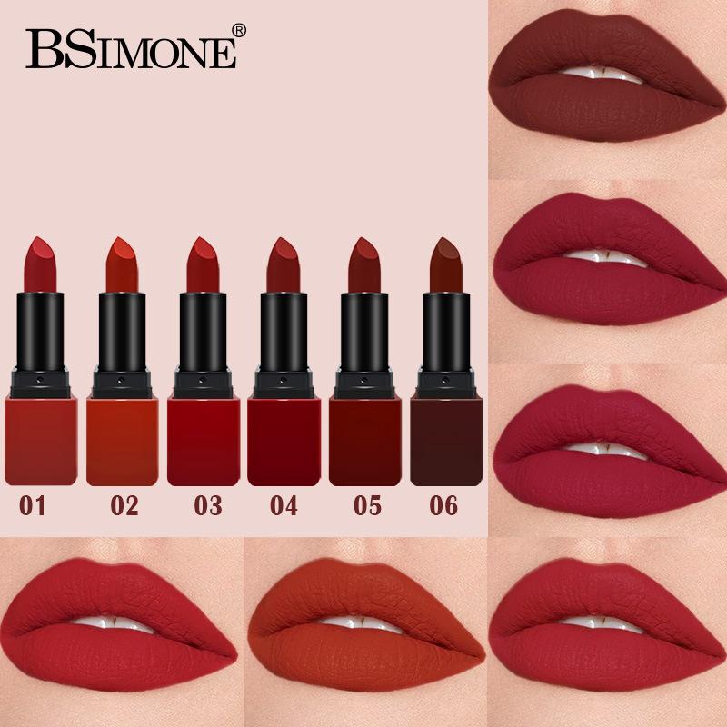 ลิปกลอสเนื้อแมทกำมะหยี่ - กันน - Matte Velvet Lip Tint Long Lasting บทวิจารณ์และราคา